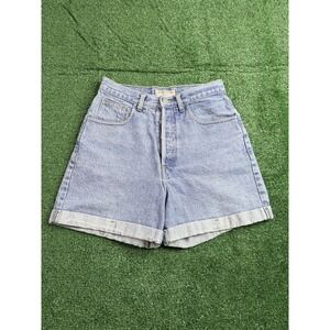 Vintage 90s Women's GUESS Button Fly High Waisted Shorts